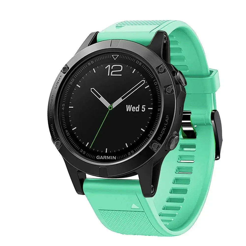 Silicone Watch Band for Garmin Fenix 7S 6S 5S – 20mm Strap Watch Replacement Band Oasis Select