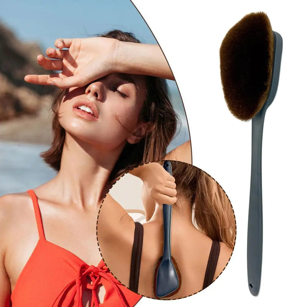 Long Handle Back Lotion & Sunscreen Applicator Brush Lotion Applicator Tool Oasis Select
