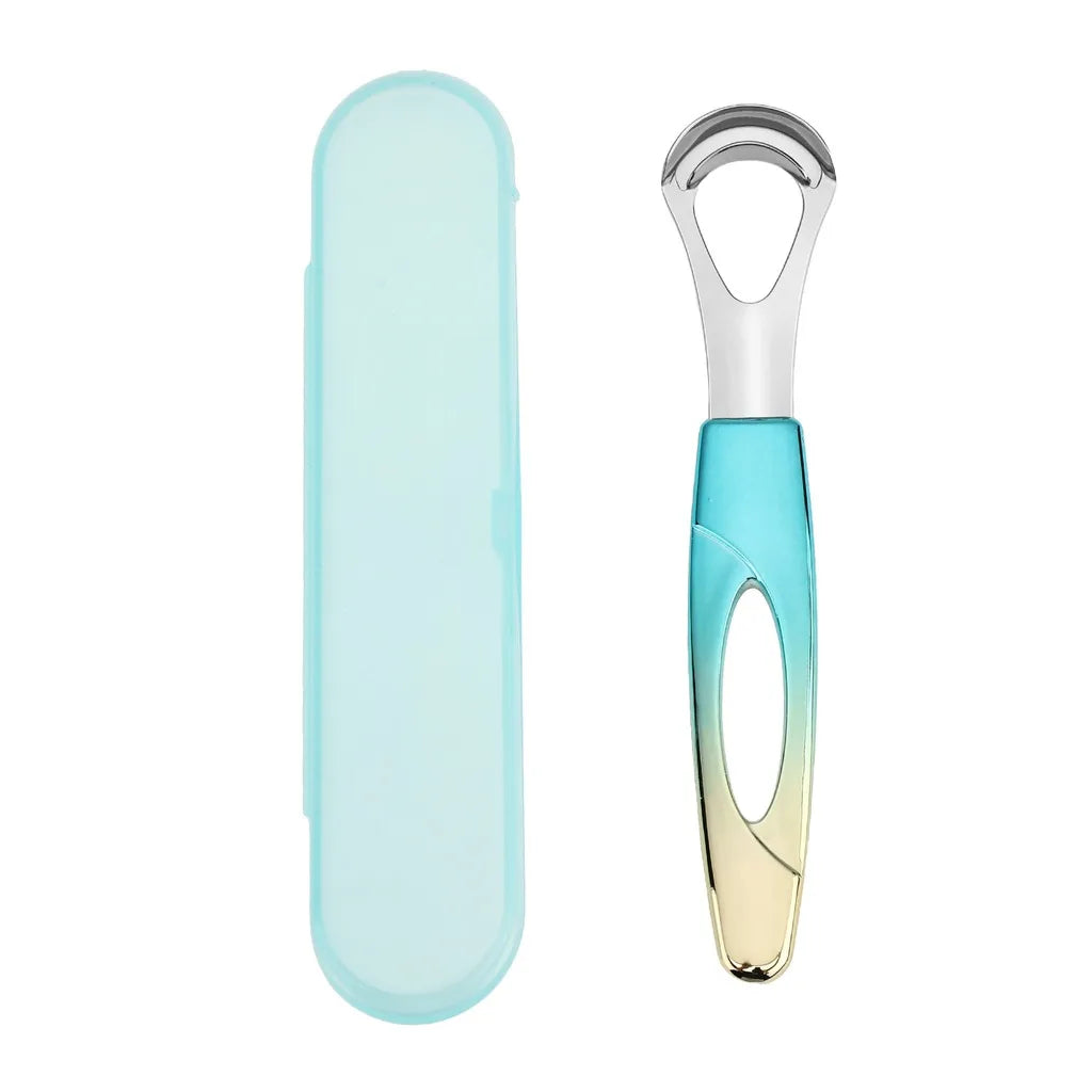 Stainless Steel Tongue Cleaner – Double Scraper, Fresh Breath