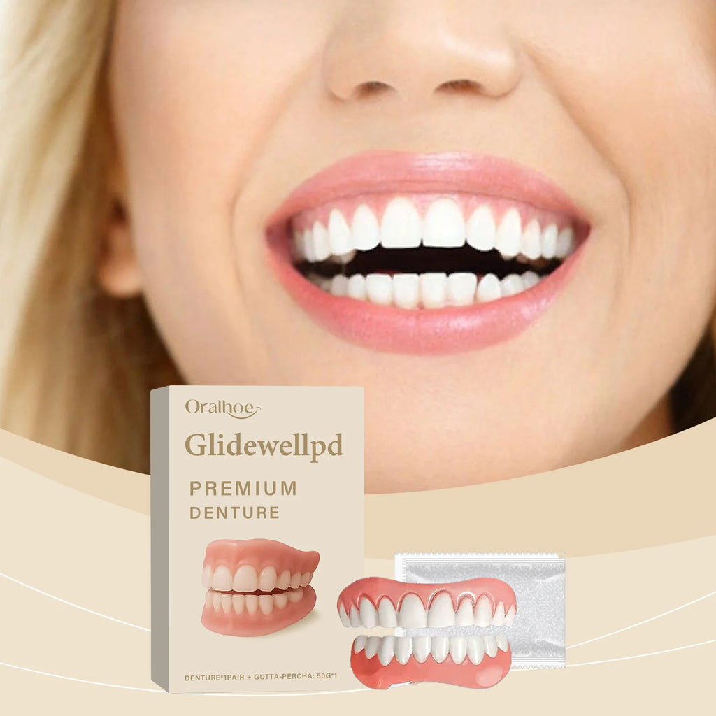 Silicone Denture Care Set – Comfortable Fit & Better Smile