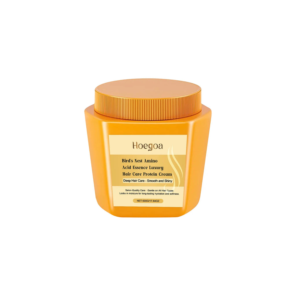Keratin Hair Straightening Cream Hair Repair Smooth Shiny Anti Break Split End Nourishing Hair Mask For Dry Damaged Frizzy Hair Oasis Select 500g