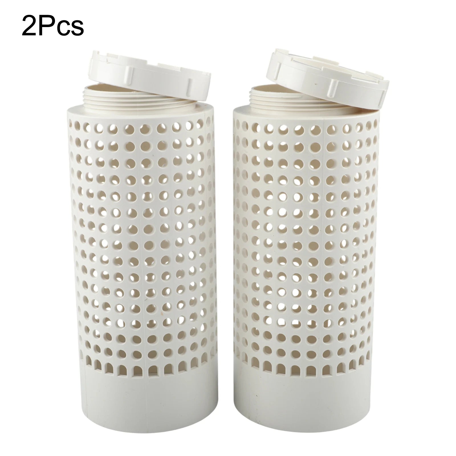 White PVC Composting Bin Tube With Screwed Lid For Garden Waste Decomposition And Small Space Plant Care Accessories Oasis Select