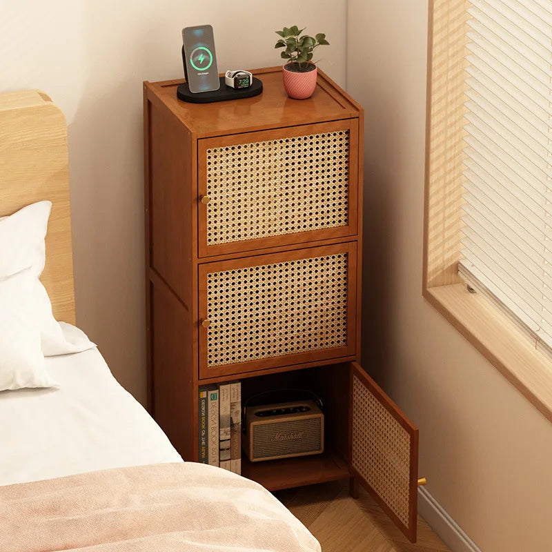 Bedside table storage rack, small household bedroom bedside cabinet alternative, 2024 new model, simple and modern for rental ro Oasis Select