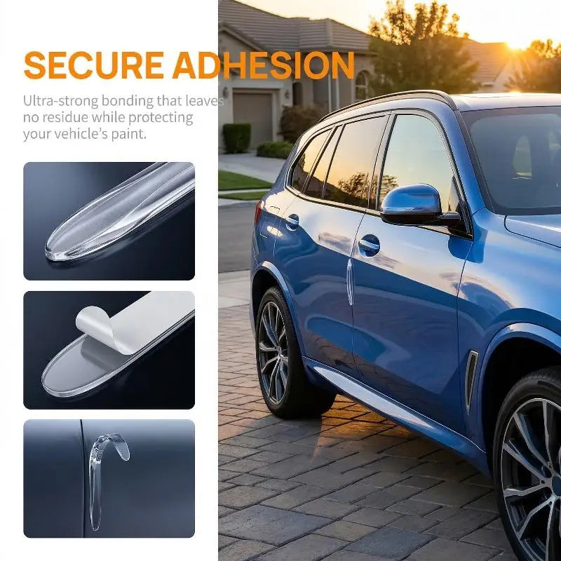2/4Pcs Car Door Anti-collision Strip Mirror Door Border Collision Scraping Corner Guard Silicone Protective Anti-Sticker Oasis Select