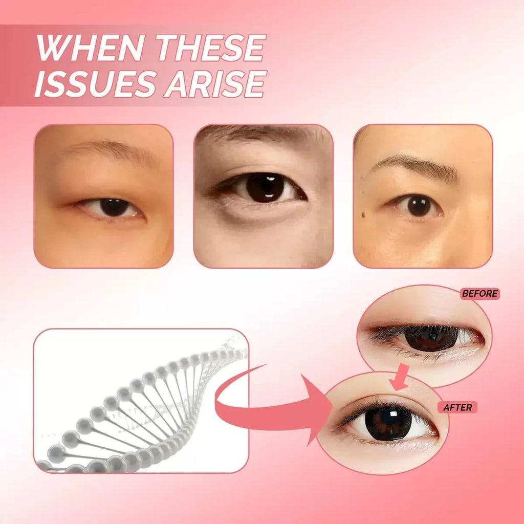 Double Eyelid Styling Cream Natural Invisible Eye Lift Eyelid Adhesive Cream Quick-Drying Long Lasting Eyelid Glue With Y Stick Oasis Select