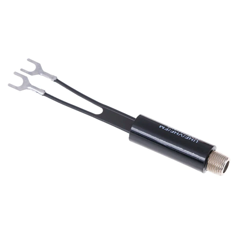 2Pcs UHF/VHF/FM/TV F cable 75-300 Ohm balun antenna matching transformer adapter Oasis Select