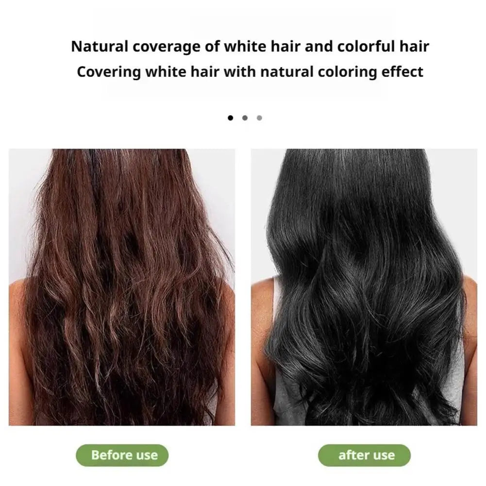 30ml X10PCS Natural Plant Hair Dye, New Botanical Bubble Hair Dye Shampoo for Grey Hair Coverage Coloring Conditioner Shampoo Oasis Select