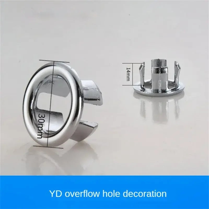 1-30PCS Brass Sink Drain Stopper Ceramic Art Basin Overflow Hole Plug Decorative Cover for Bathroom Sink Shower Accessories Oasis Select 1PC Style D