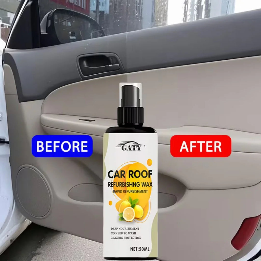 Car Roof & Interior Restoration Spray Wax – Plastic & Vinyl Car Restoration Spray Oasis Select