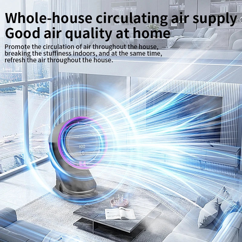 URGGU 3-in-1 Clip Fan | 4-Speed Rechargeable Turbo Mini Fan