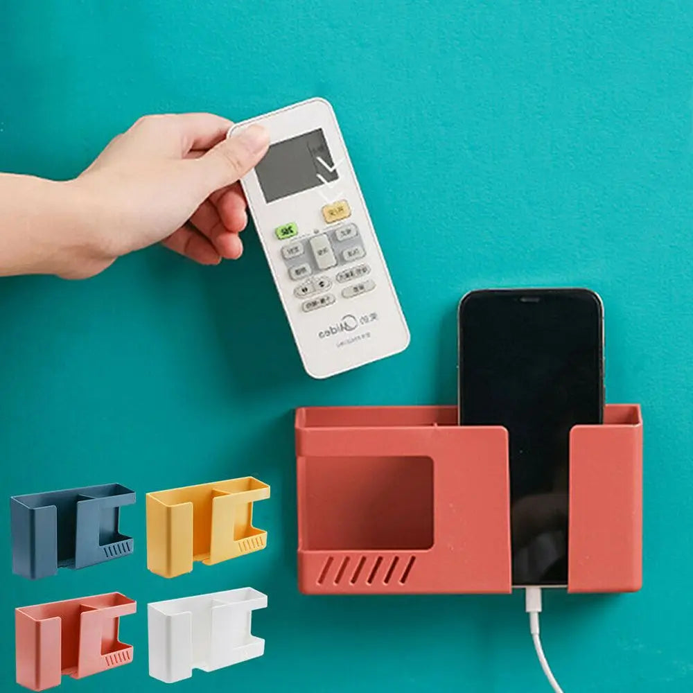 Multi-function Television Convenient Remote Control Organizer Storage Stand Phone Boxes Wall Mounted Box Oasis Select