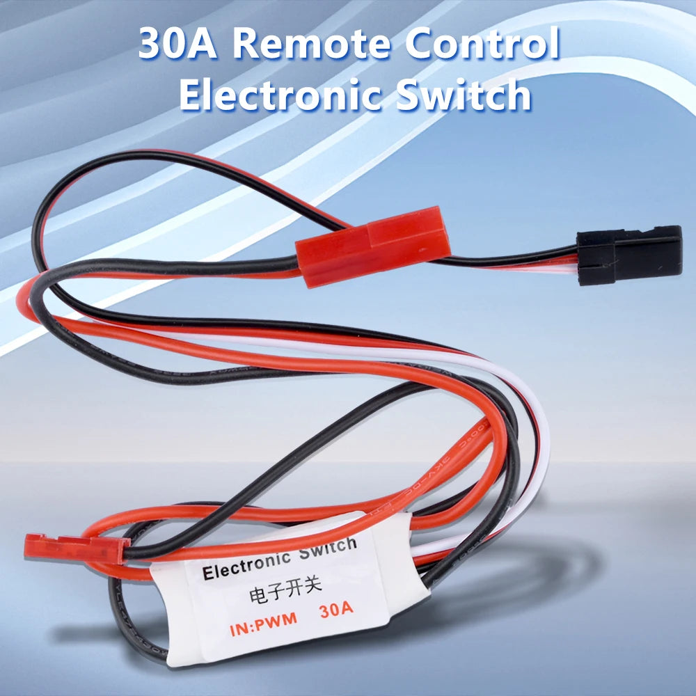 2~30A High Current Remote Control Electronic Switch 3-30V Aerial Model Plant Protection for RC Drone Water Pump PWM Signal Cont Oasis Select