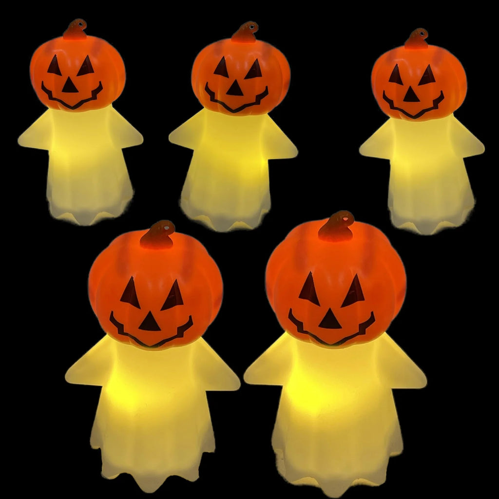 Halloween Glow Warm Yellow Light Glow Pumpkin Ghost Light Cute Ghost Night Light Oasis Select