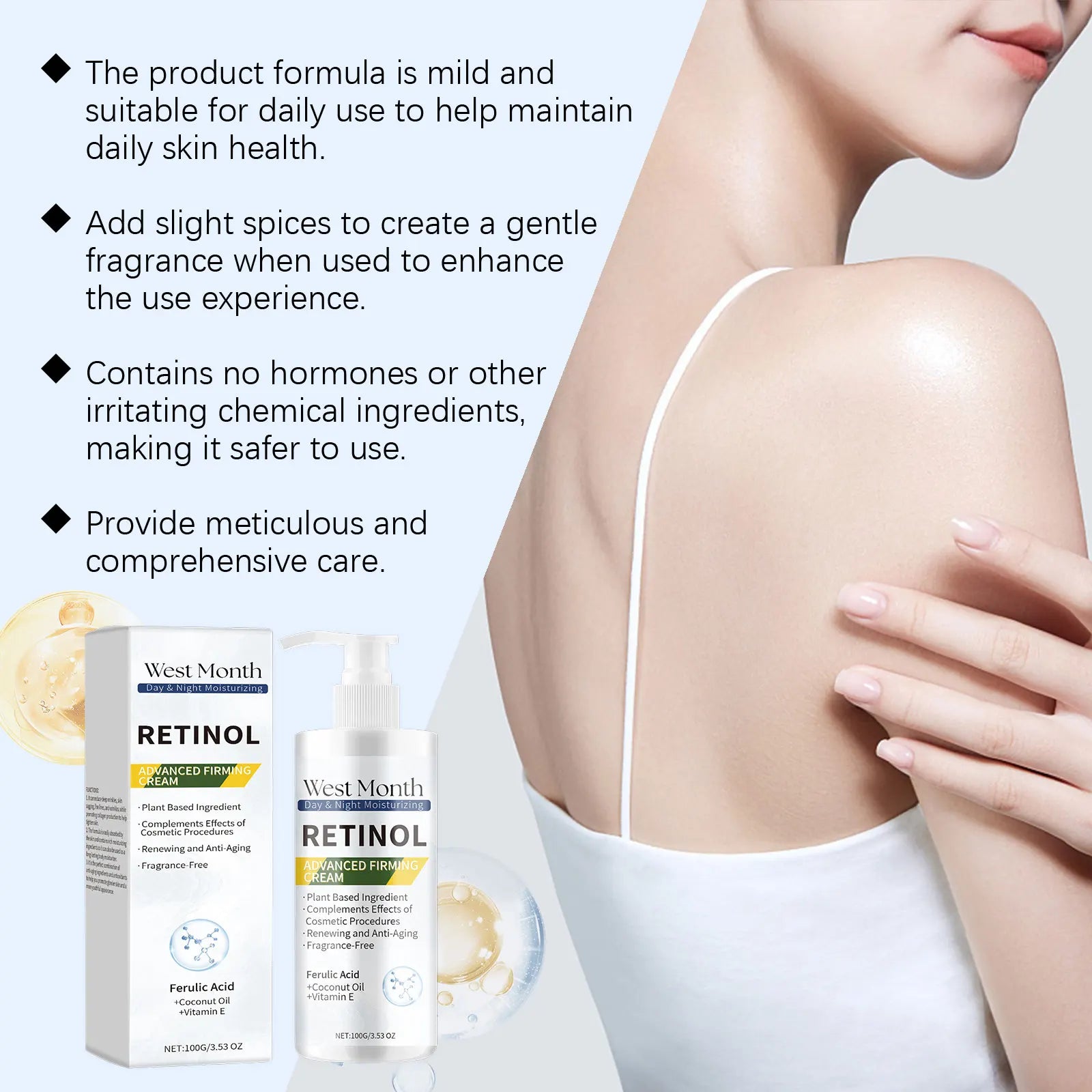 Retinol Body Firming Cream – Tighten & Anti-Aging Skin Body Firming Cream Oasis Select