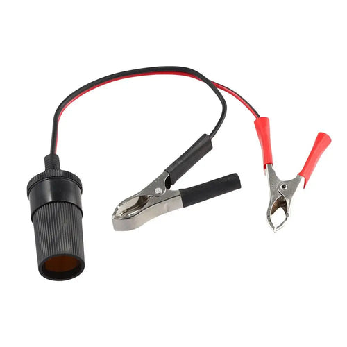 12V/24V Battery Clip-On Cigarette Lighter Socket Adapter Car Power Adapter Oasis Select