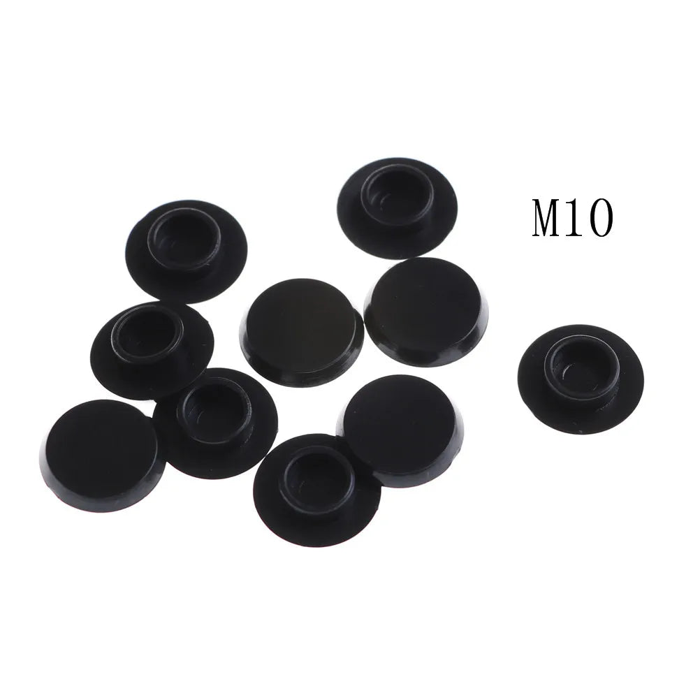 10Pcs Hex Socket Allen Bolt Screw Nut Hexagon Head Cover Cap Protector M4,M5, M6, M8, M10,M12 Oasis Select M10