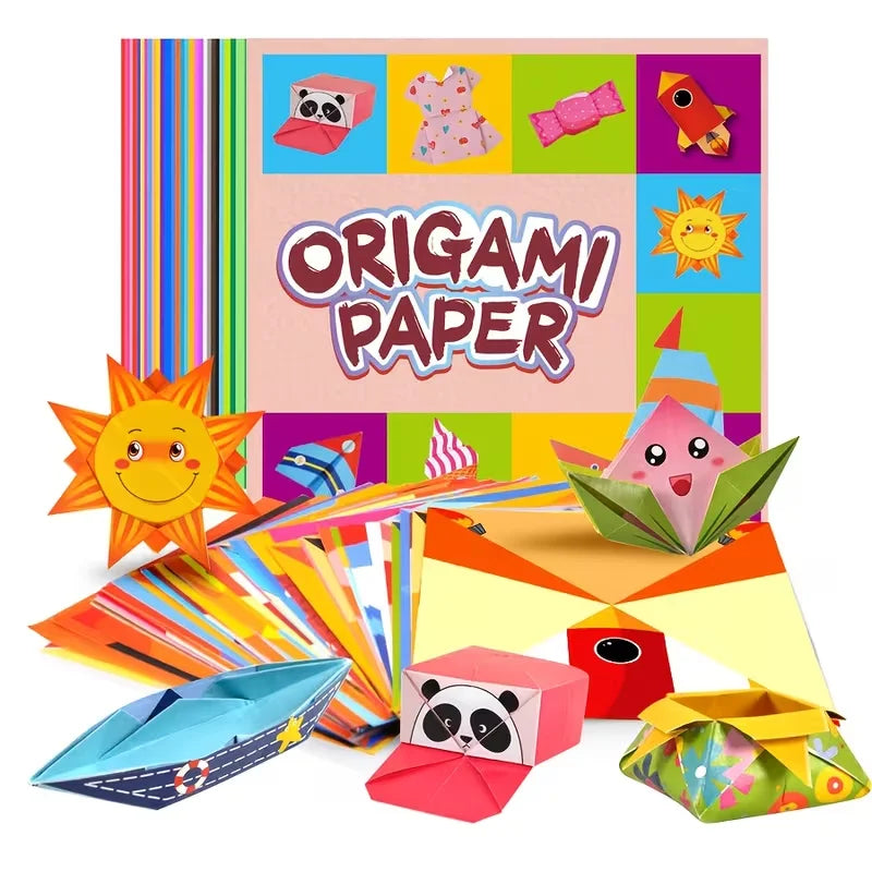creative origami set, Including 54 Double-Sided Origami Sheets And Instruction Booklet, Suitable for DIY Art And Craft Projects Oasis Select