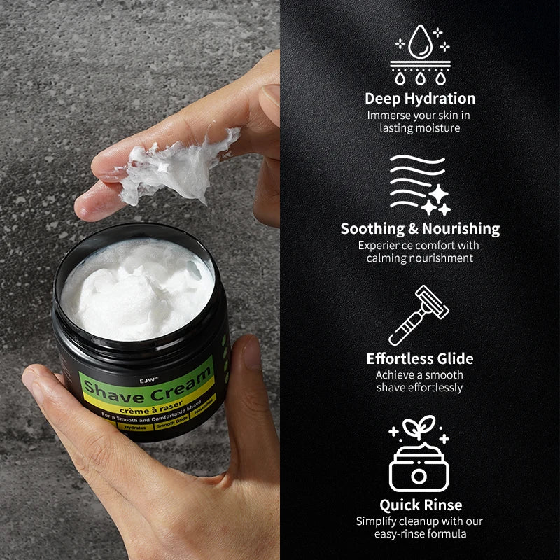 Luxury Shaving Cream for Men- Sandalwood Scent - Soft, Smooth & Silky Shaving Soap - Rich Lather for the Smoothest Shave Oasis Select