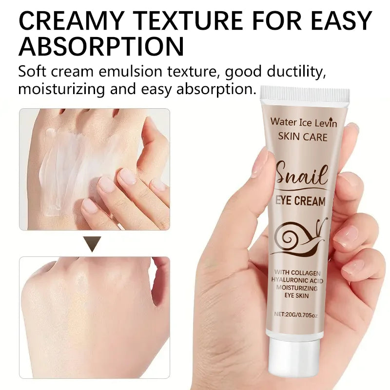 Hydrolyzed Collagen & Snail Essence Eye Cream – Firm & Moisturize Eye Cream Oasis Select
