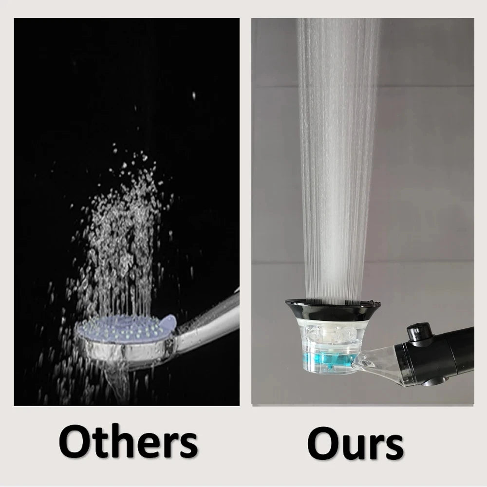 New 3 Modes Shower Head High Pressure Showerhead Portable Filter Rainfall Faucet Tap Bathroom Bath Home Innovative Accessories Oasis Select