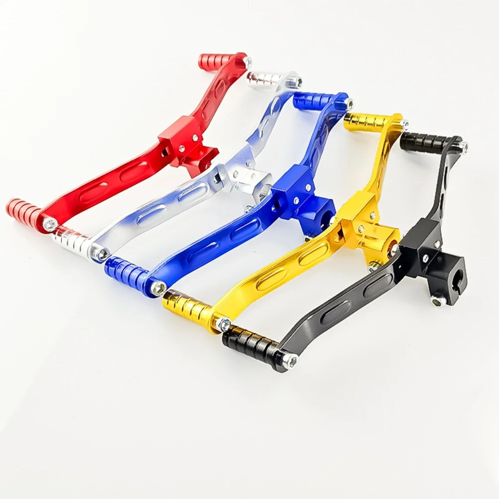 For Motorbike Aluminum Gear Shift Lever Dual/2 Way Footrest Replacement Compatible with Various Motorcycle Models Oasis Select