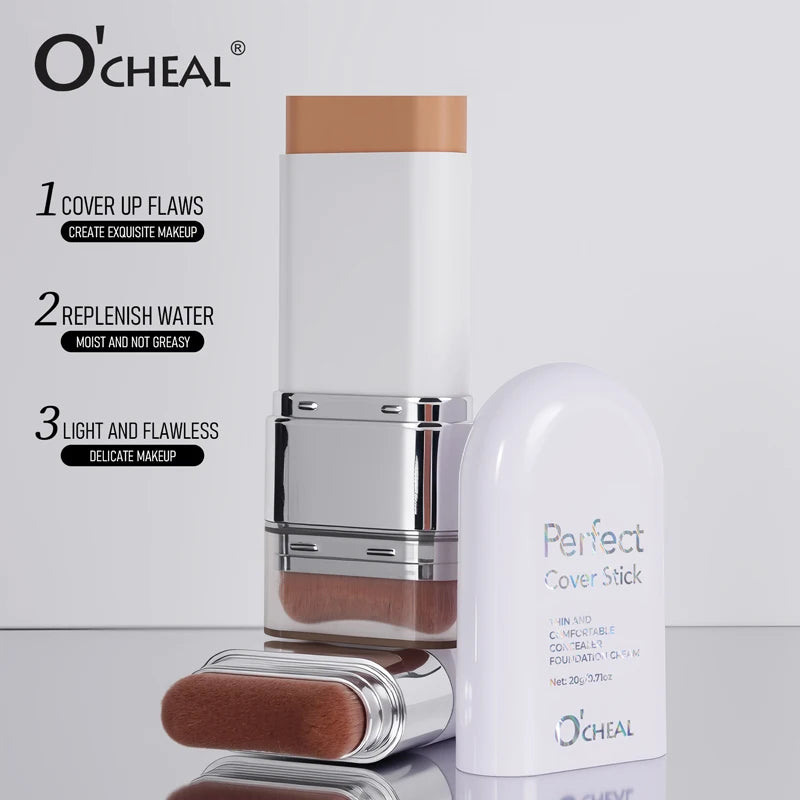 O'CHEAL Perfect Cover Stick – Waterproof Concealer Foundation Concealer Foundation Stick Oasis Select