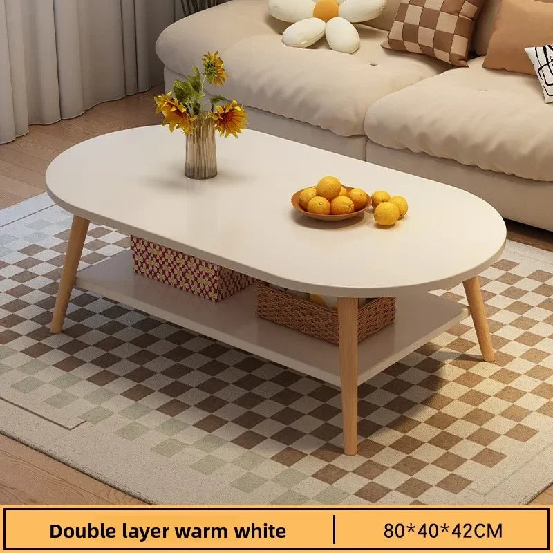 Multi-functional Coffee table living room small apartment living room sofa tea table bedroom simple bed INS wind small table Oasis Select SB-80CM