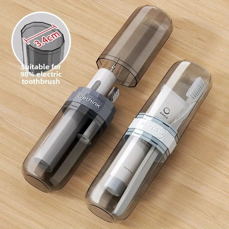 1PC Toothbrush Travel Containers Transparent Portable Toothbrush Case Outdoor/business Trip/travel Acessories Oasis Select