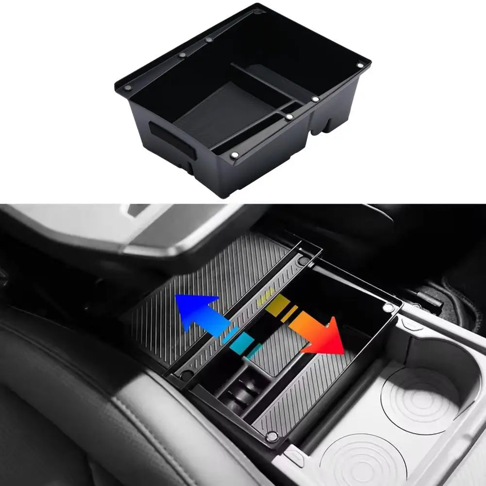 Kia EV3 Double-Layer Armrest Console Storage Box Organiser