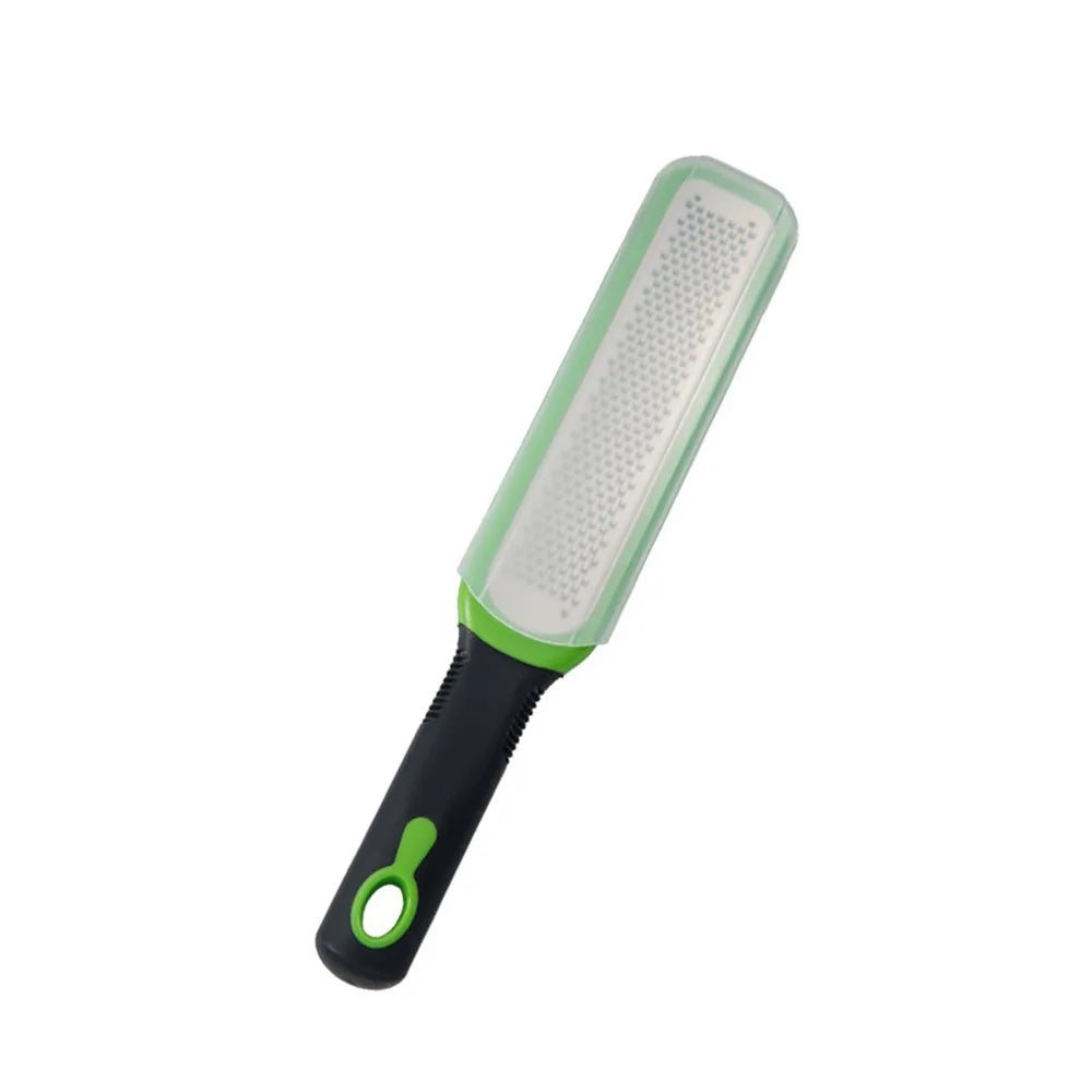 304 Stainless Steel Zester with Handle Sharp Kitchen Utensils Convenient with Protective Cover Fruit and Vegetable Grater Oasis Select Fine pores