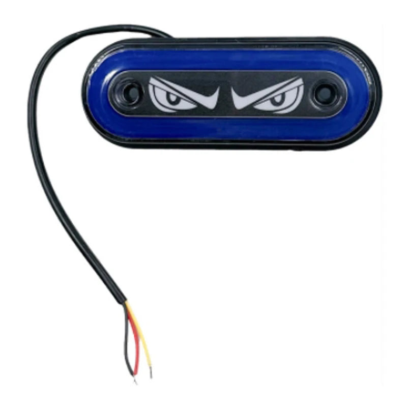 High Visibility 12V/24V LED Side Markers Flashing And Constant Light Modes For Trucks Trailers And Motorcycles Oasis Select Blue