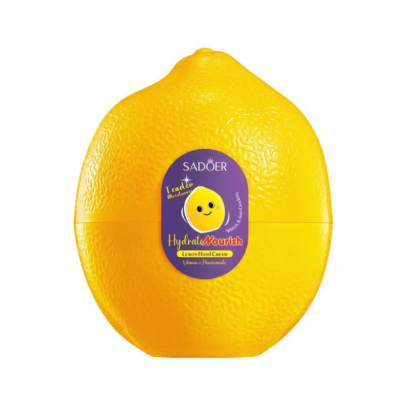 SADOER Fruit Hand Cream – Mango Peach Aloe Lemon 50g Moisturizing Hand Cream Oasis Select Lemon