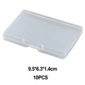 10Pack PP Plastic Rectangular Flat Box Transparent Design Storage Box Convenient To Locate And Retrieve Items Oasis Select 2 China Mainland