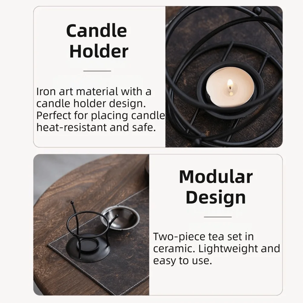 Polygon Metal Essential Oil Warmer & Aromatherapy Burner