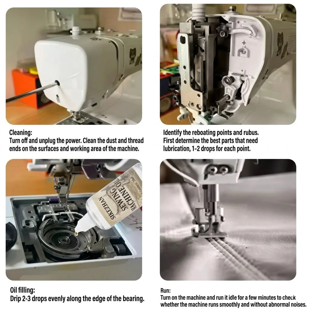 Pure Lubricating Oil for Sewing Machines Hair Clippers Shavers Hinges Rust Prevention Mechanical Tool Care Gear Bearing Antiwear Oasis Select