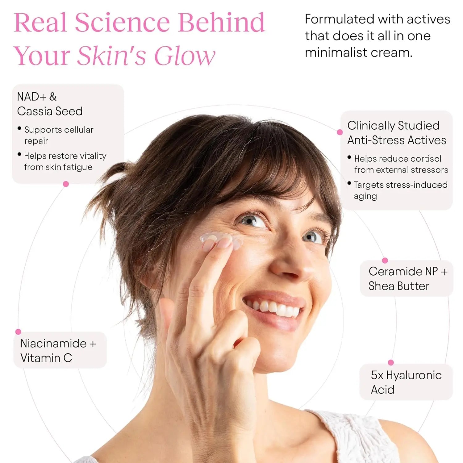 NAD+ Hydrating Face Moisturizer – Firming & Brightening Cream