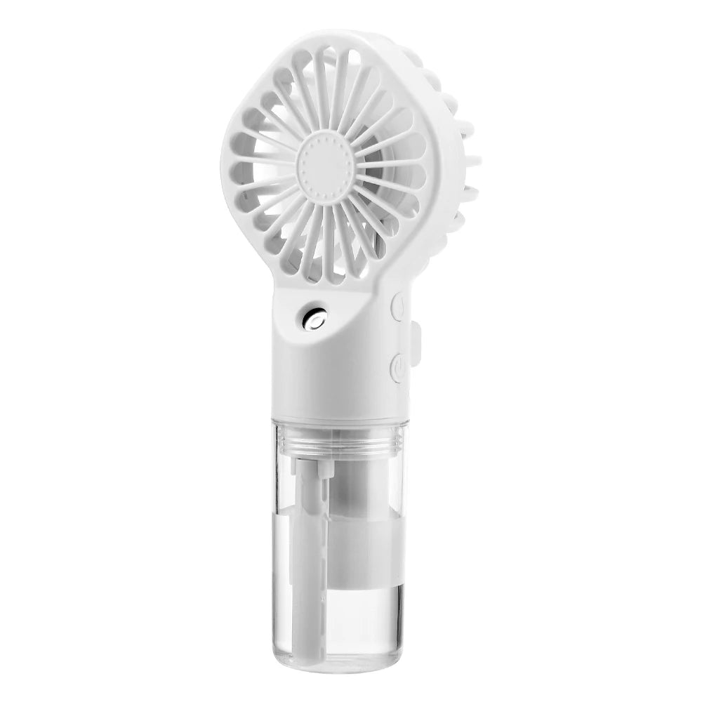 Portable Misting Fan 4-Speed USB-C Rechargeable – 800mAh