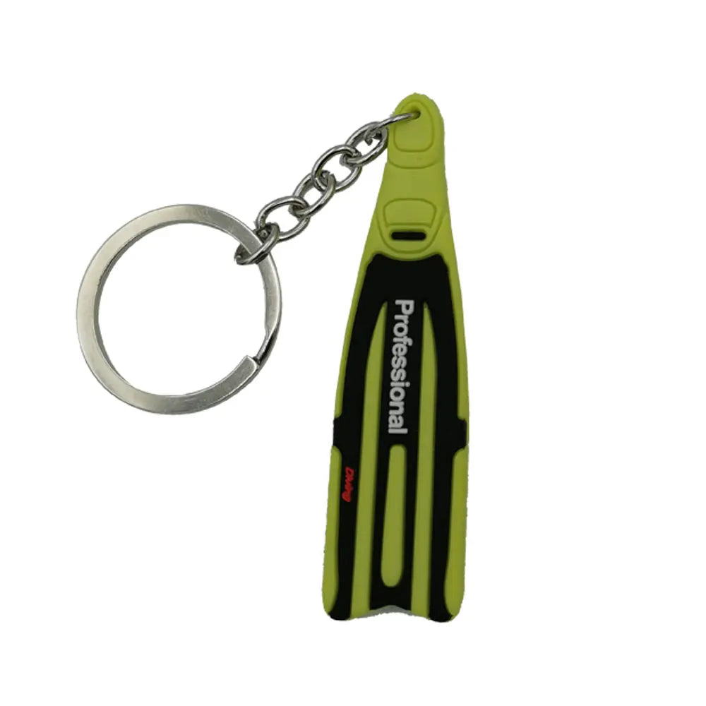 4Colors Mini Scuba Diving Fin Key Chain KeyChain Diver Swimming Gift Key Ring Oasis Select