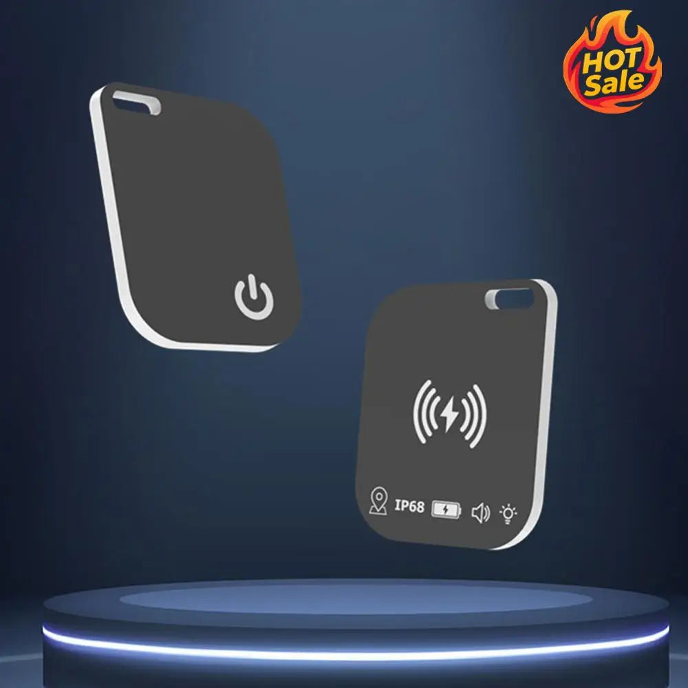 Wireless Charging Smart Tag Wallet Tracker IPX68 Waterproof Works for Apple Find My Wallet Anti-loss Card for Keys Suitcase Bag Oasis Select