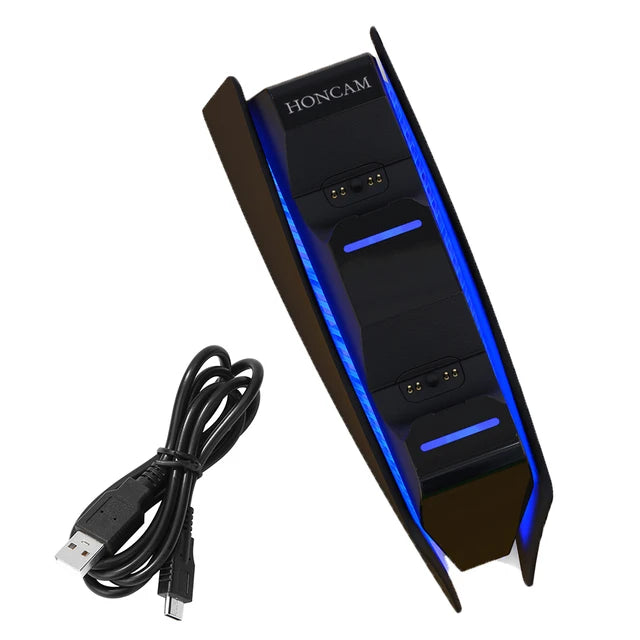 PS5 DualSense Dual Charging Dock – USB-C Contact Charger Stand