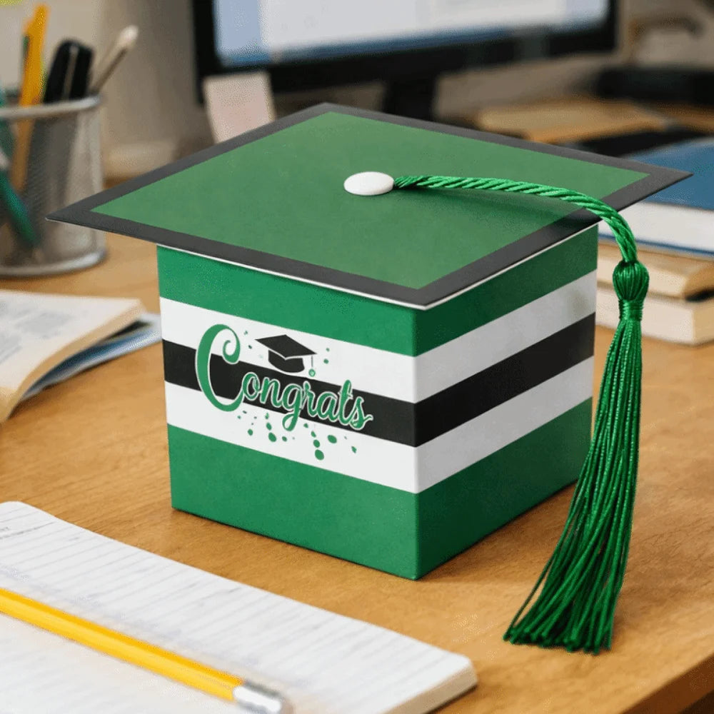 12-Pack Doctoral Hat Graduation Candy Boxes | DIY Party Favors