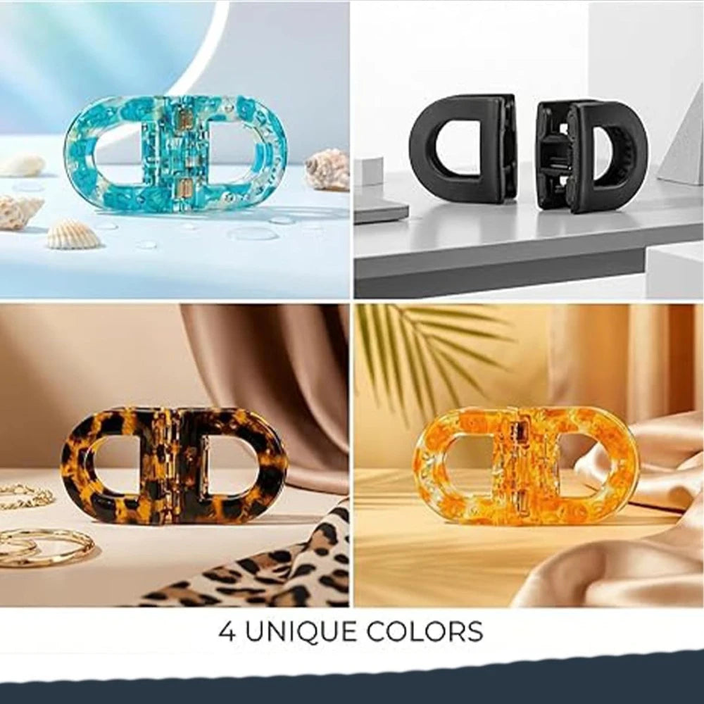 1-4PCS Smart Magnetic Hair Clip Invisible Strong Hold for Fine and Thick Hair Styling Accessory Practical Gift for Women Oasis Select