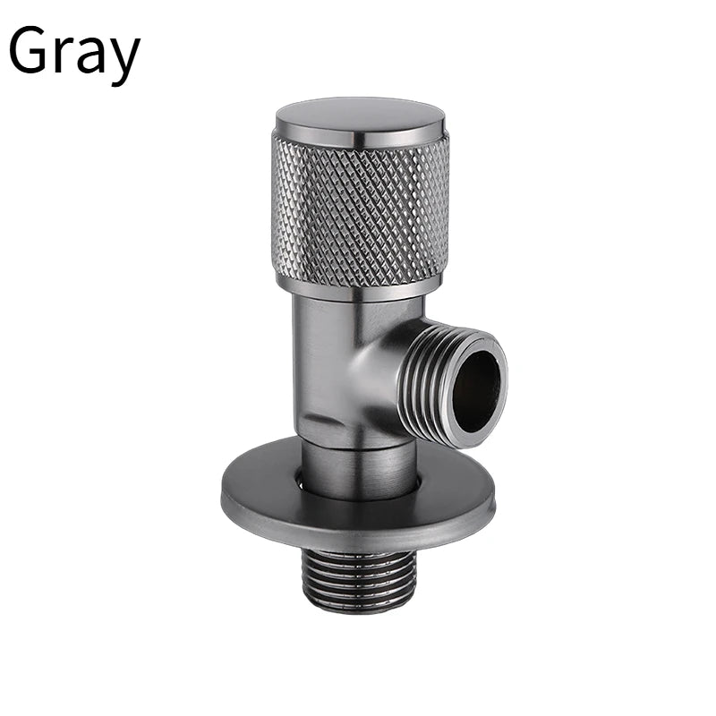 G1/2 Brass Triangle Stop Valve – Universal Water Inlet Valve Brass Stop Valve Oasis Select Gray