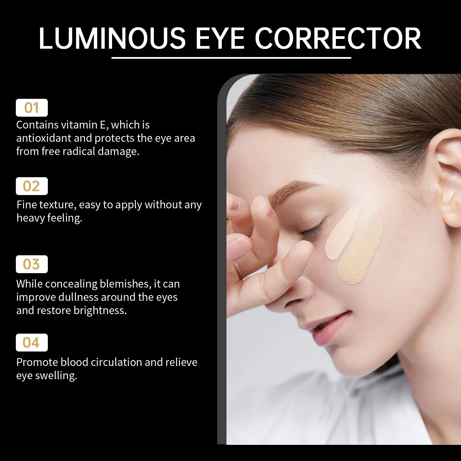 Tremella Eye Concealer – Dark Circles & Fine Lines, 10ml Liquid Eye Concealer Oasis Select