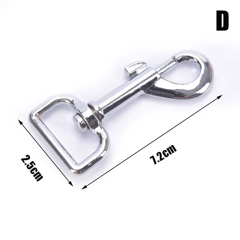 Small Dog Collar Leash Metal Buckle Hardware Sets Straps Swivel Pet Accessories@#X Oasis Select D