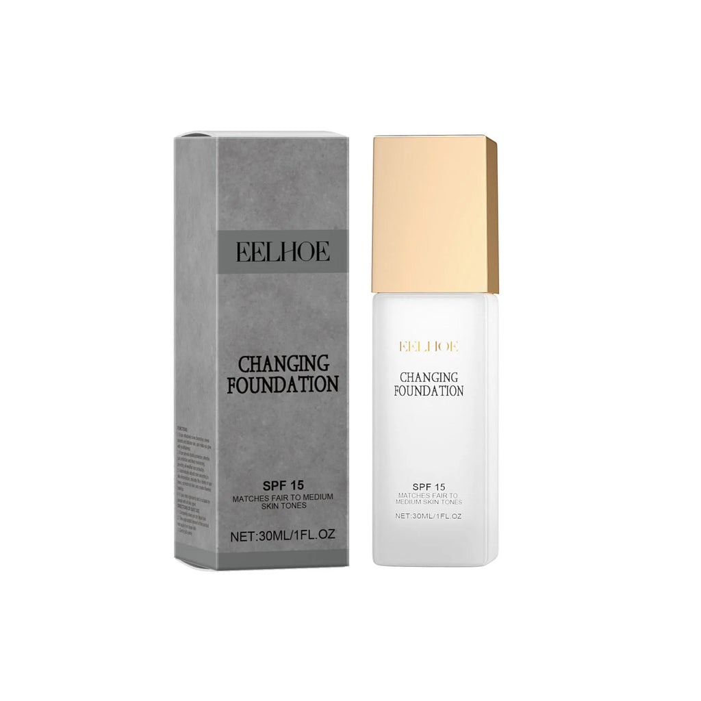 EELHOE Color Changing Liquid Foundation – Matte Full Coverage Liquid Foundation Oasis Select 30ml boxed