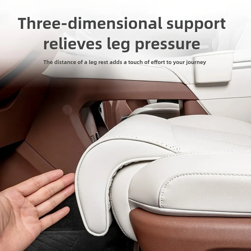 Napa Leather Car Seat Extender Cushion – Leg Support