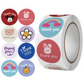 500pcs cartoon cute stickers, cute student style, holiday handmade DIY decorative closure stickers, thank you for the label Oasis Select 500pcs 1roll