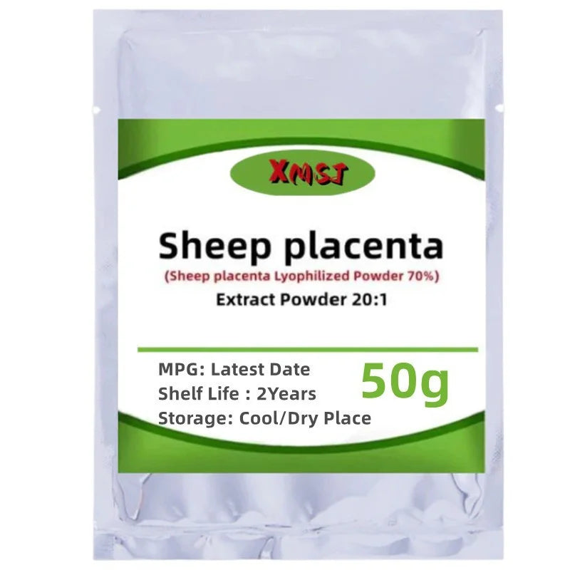 Sheep Placenta Lyophilized Powder 70% | Skin Brightening 50g–1kg Skin Brightening Powder Oasis Select 100g