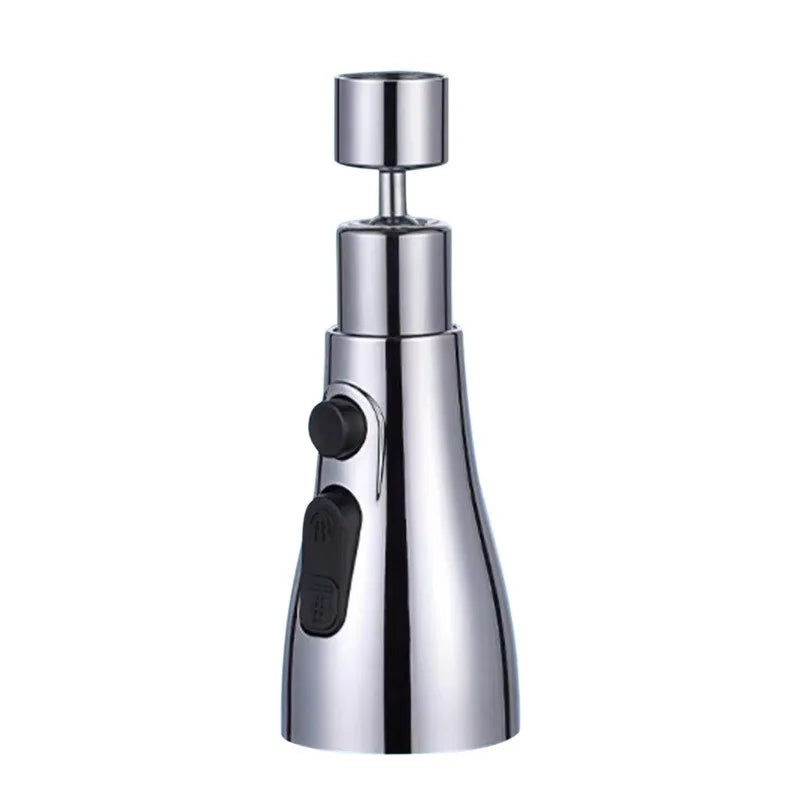 1pc Flexible Kitchen Faucet Sink Mixer Tap Sprayer Head Filtered Water Tap Replaceable Water Tap Oasis Select silver